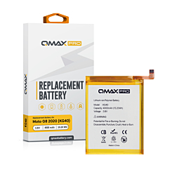 QMAX Pro Replacement Battery for Motorola Moto G8 Play (XT2015 / 2019) / G8 (XT2045-1 / 2020) / One Macro (XT2016 / 2019) / G Fast (XT2045-3 / 2020) / E7 (XT2095 / 2020) (4000 mAh) (KG40) (Only Ground Shipping)