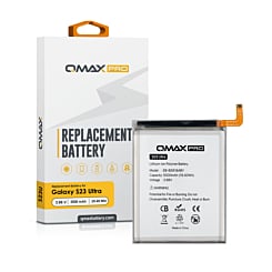 QMAX Pro Replacement Battery for Galaxy S23 Ultra (5000 mAh) (EB-BS918ABY) (Only Ground Shipping)