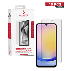QUARTZ Clear Tempered Glass for Galaxy A05S (A057 / 2023) / A07 4G / 5G (A075 / A076 2025) (Pack of 10)