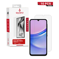 QUARTZ Clear Tempered Glass for Galaxy A15 4G (A155 / 2023) / A15 5G (A156 / 2023) (Pack of 10)