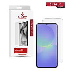 QUARTZ Clear Tempered Glass for Galaxy A55 5G (A556 / 2024) / A36 5G (A366 / 2025) / A37 5G (A376 / 2026) (Single Pack)