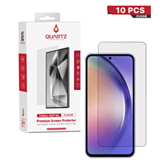 QUARTZ Clear Tempered Glass for Galaxy A57 5G (A576 / 2026) (Pack of 10)