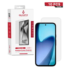 QUARTZ Clear Tempered Glass for Google Pixel 10A (Pack of 10)