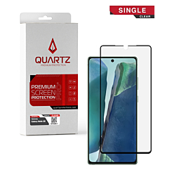 Stock up on the Quartz Clear Tempered Glass for Galaxy Note 20, Single Pack.