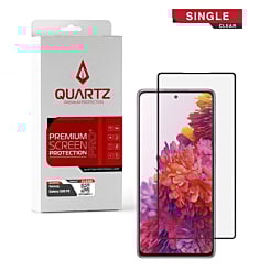 Order the QUARTZ clear tempered glass for the Galaxy S20 FE, single pack.