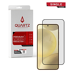 Grab the wholesale deals on the QUARTZ clear tempered glass for Galaxy S24 FE, single pack.