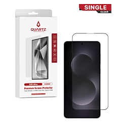 Shop the QUARTZ Clear Tempered Glass for Galaxy S25 Edge, single pack.