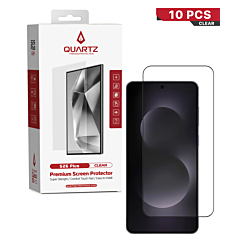 QUARTZ Clear Tempered Glass for Galaxy S26 Plus (Pack of 10)