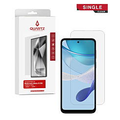 QUARTZ Clear Tempered Glass for Motorola Moto G 5G (XT2313-6 / 2023) (Single Pack)
