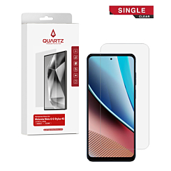 QUARTZ Clear Tempered Glass for Motorola Moto G Stylus 4G (XT2317-2 / 2023) (Single Pack)