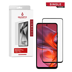 QUARTZ Clear Tempered Glass for Motorola G Play (XT2413-2 / 2024) (Single Pack)