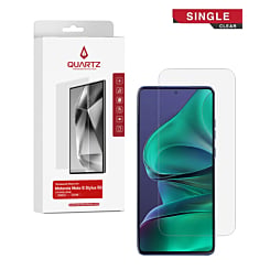 QUARTZ Clear Tempered Glass for Motorola Moto G Stylus 5G (XT2419 / 2024) (Single Pack)