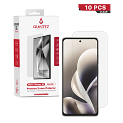 QUARTZ Clear Tempered Glass for Motorola Moto G Power 5G (XT2617-1 / 2026) (Pack of 10)