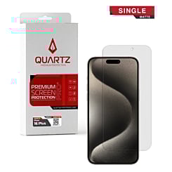 Buy the Quartz Matte Tempered Glass for iPhone 16 Plus Single Pack.