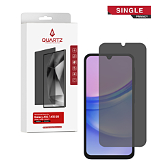QUARTZ Privacy Tempered Glass for Galaxy A15 4G (A155 / 2023) / A15 5G (A156 / 2023) (Single Pack)