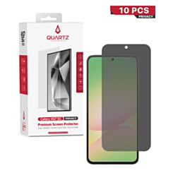 QUARTZ Privacy Tempered Glass for Galaxy A57 5G (A576 / 2026) (Pack of 10)