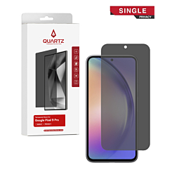 QUARTZ Privacy Tempered Glass for Google Pixel 9 / Pixel 9 Pro (Single Pack)