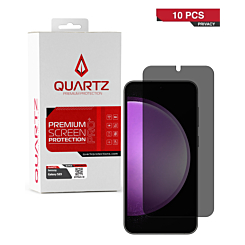 Order the QUARTZ clear tempered glass for Galaxy S23. Single pack.