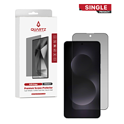 Order the QUARTZ Privacy Tempered Glass for Galaxy S25 Edge, single pack.