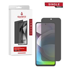 QUARTZ Privacy Tempered Glass for Motorola Moto G06 (XT2535-1 /2025) / G06 Power (XT2535-10 /2025) (Single Pack)