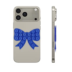 Fashion Bow Beads Silicone Suction Cup Phone Holder - DARK BLUE (Only Ground Shipping)