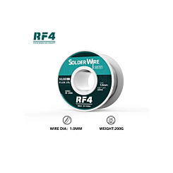 RF4 High Purity Tin Soldering Wire 63/37 - 1mm  (200g)