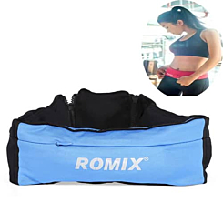 Romix RH26 (5.5") Elastic Spandex Sports Waist Bag Pouch (BLUE) (Only Ground Shipping)
