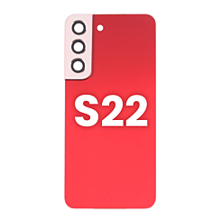 Order the Back Glass with Camera Lens and Adhesive for the Galaxy S22 in Red.
