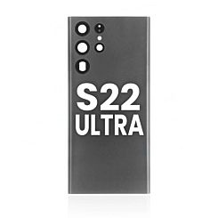 Grab the wholesale deals on the Back Glass with Camera Lens and Adhesive for the Galaxy S22 Ultra in Graphite.
