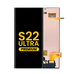 Buy the OLED Assembly without Frame for the Galaxy S22 Ultra S908, premium model.
