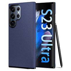 Galaxy S23 Ultra Shock Absorption Protective Dual Layer Case - NAVY BLUE (Only Ground Shipping)