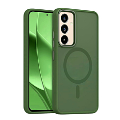 Galaxy S25FE New Magnetic Wireless Charging Case - DARK GREEN (Only Ground Shipping)