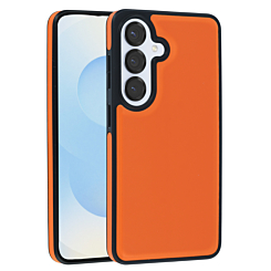 Wireless Charging Case - ORANGE (Full Bottom Close) for Galaxy S26 Plus (Only Ground Shipping)