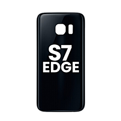Shop the back glass with camera lens and adhesive for Galaxy S7 Edge in Black.
