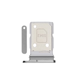 Dual Sim Card Tray for Galaxy S26 Ultra (S948) (SILVER SHADOW)