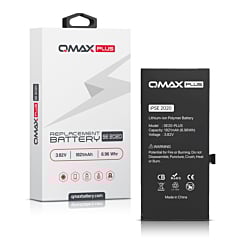 Stock up on the QMAX Plus replacement battery for iPhone SE 2020 with 1821 mAh.