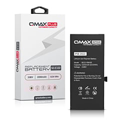 Buy the QMAX Plus extended capacity replacement battery for iPhone SE 2022 with 2200 mAh.