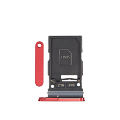 Single Sim Card Tray for Galaxy S25 / S25 Plus (CORALRED)