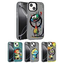 Animal Graffiti Design Wireless Charging Case for iPhone 13 / 14 (Only Ground Shipping)