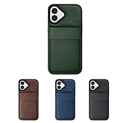 Leather Wallet Case with Kickstand for iPhone 17 (Only Ground Shipping)
