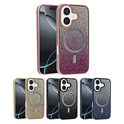 Thin Wireless Charging Bling Diamond Crystal Case for iPhone 17 (Only Ground Shipping)