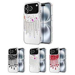 Luxury Diamond Pendant Tassel Crystal Case for iPhone 17 Pro (Only Ground Shipping)