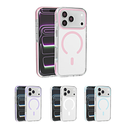 Color Frame Crystal Clear Case with Magsafe for iPhone 17 Pro (Only Ground Shipping)