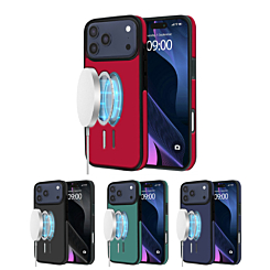 Full Cover Leather Design Wireless Charging Case for iPhone 17 Pro (Only Ground Shipping)