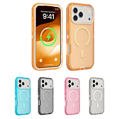 Wireless Charging Transparent Shockproof Case for iPhone 17 Pro (Only Ground Shipping)