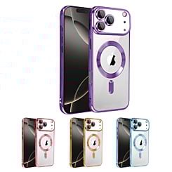 Shiny Wireless Charging Clear Case for iPhone 17 Pro Max (Only Ground Shipping)