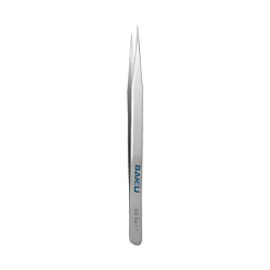 BAKU SS SA-17 Non-Magnetic Stainless Steel Tweezers for Cutting Jumper Wires