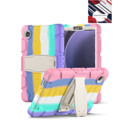 Full Body Protection Case - COLORFUL PINK for Galaxy Tab A9 Plus 2023 (11") (X210, X216, X218) (Only Ground Shipping)