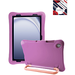 Kids Shockproof Tablet Case with Rotating Handle Stand - PURPLE for Galaxy Tab A9 Plus 2023 (11") / Tab A11 Plus 2025 (11") (Only Ground Shipping)