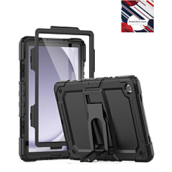 Heavy Duty Shockproof Tablet Case with Kickstand - BLACK Galaxy Tab A9 Plus 2023 (11") (X210, X216, X218) (Only Ground Shipping)